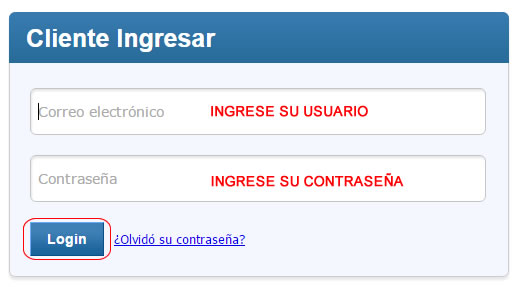 Acceso Panel de control